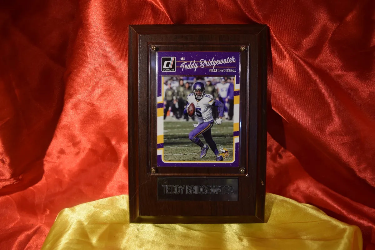 NFL MINNESOTA VIKINGS PLAYER PLAQUES