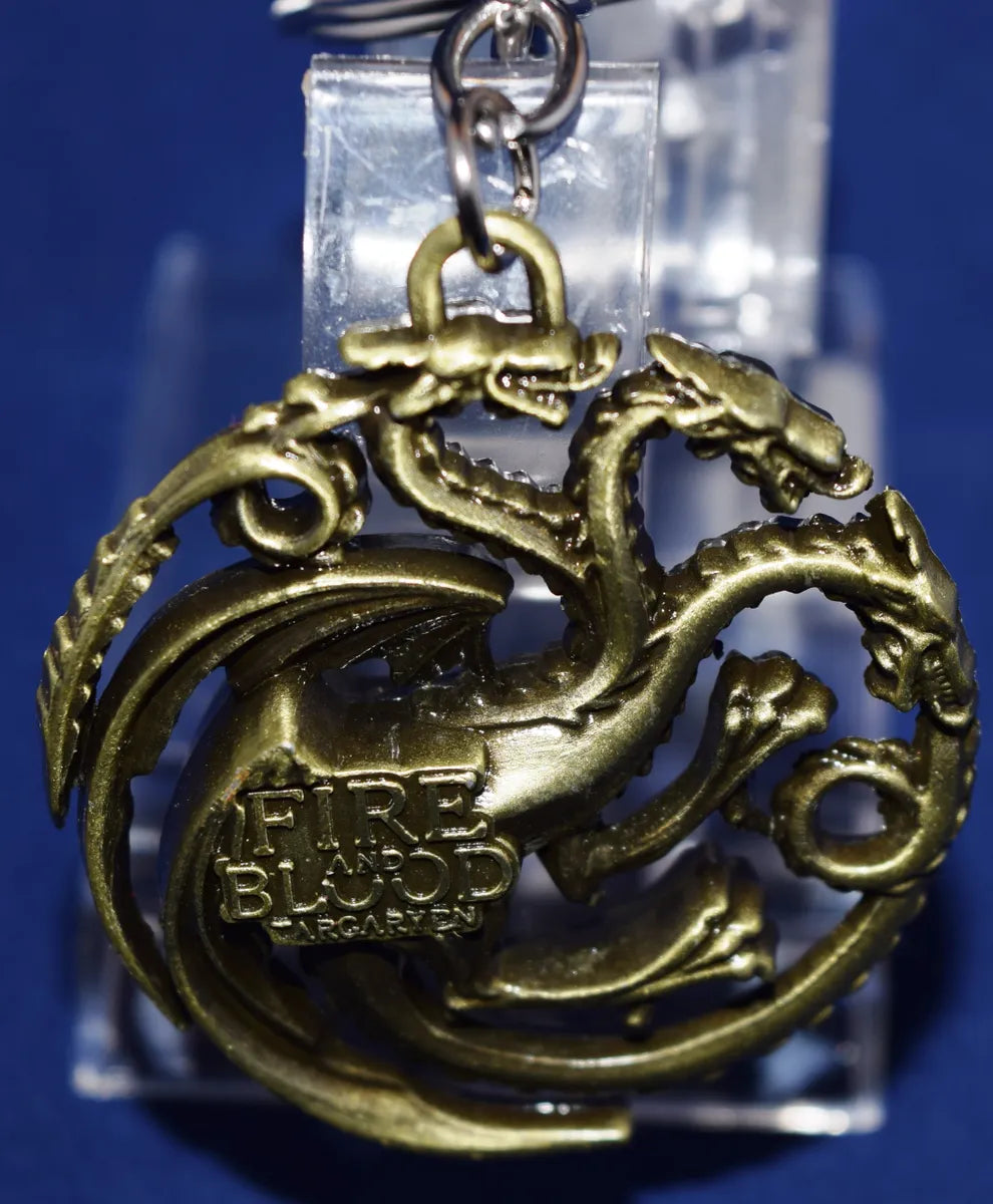 Game of Thrones House Targaryen Key Chain