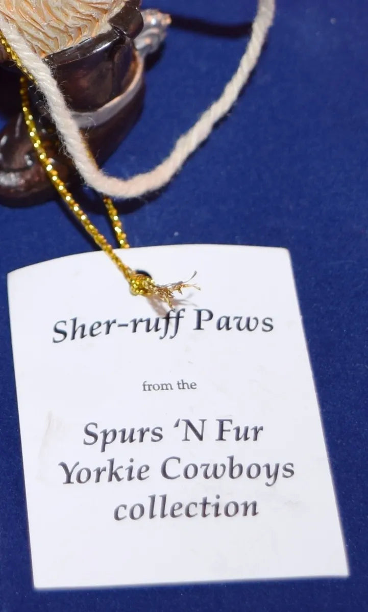 SHER-RUFF PAWS "spurs n fur yorkie cowboys collection"