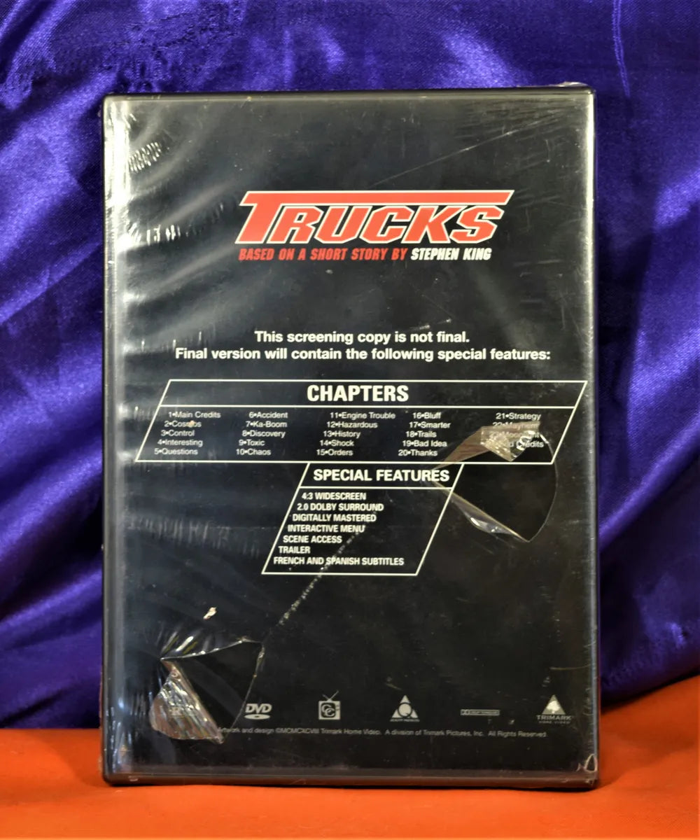 Stephen King's Trucks (DVD) Limited Promo Screener Edition