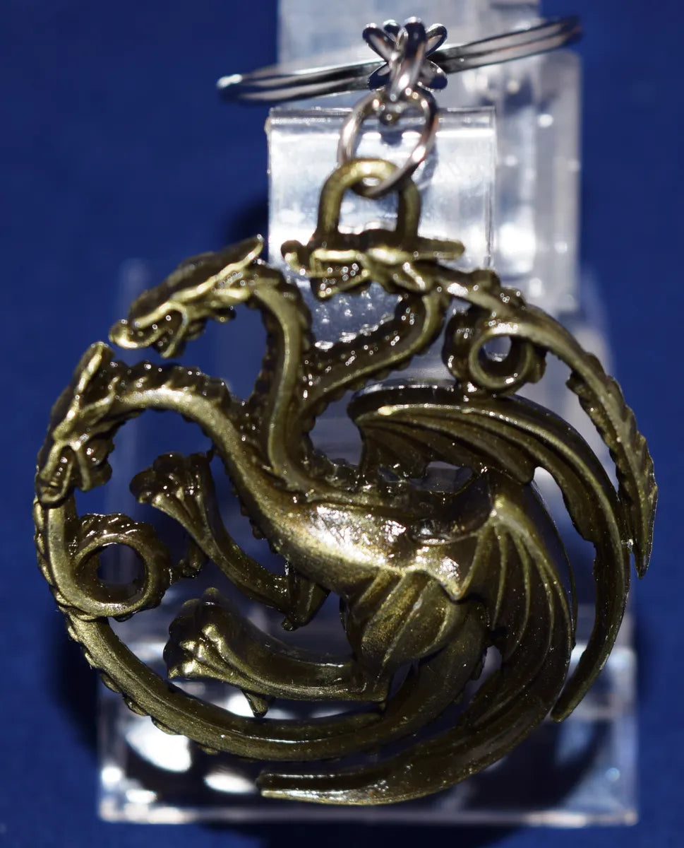 Game of Thrones House Targaryen Key Chain