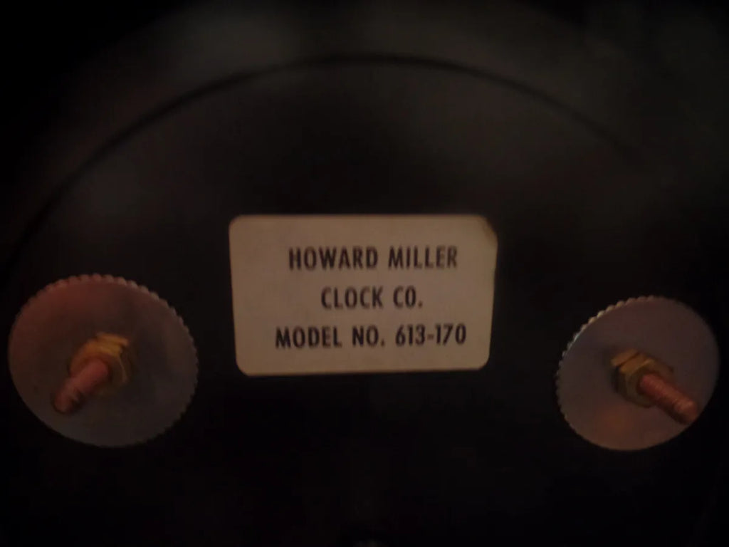HOWARD MILLER ANNIVERSARY CLOCK
