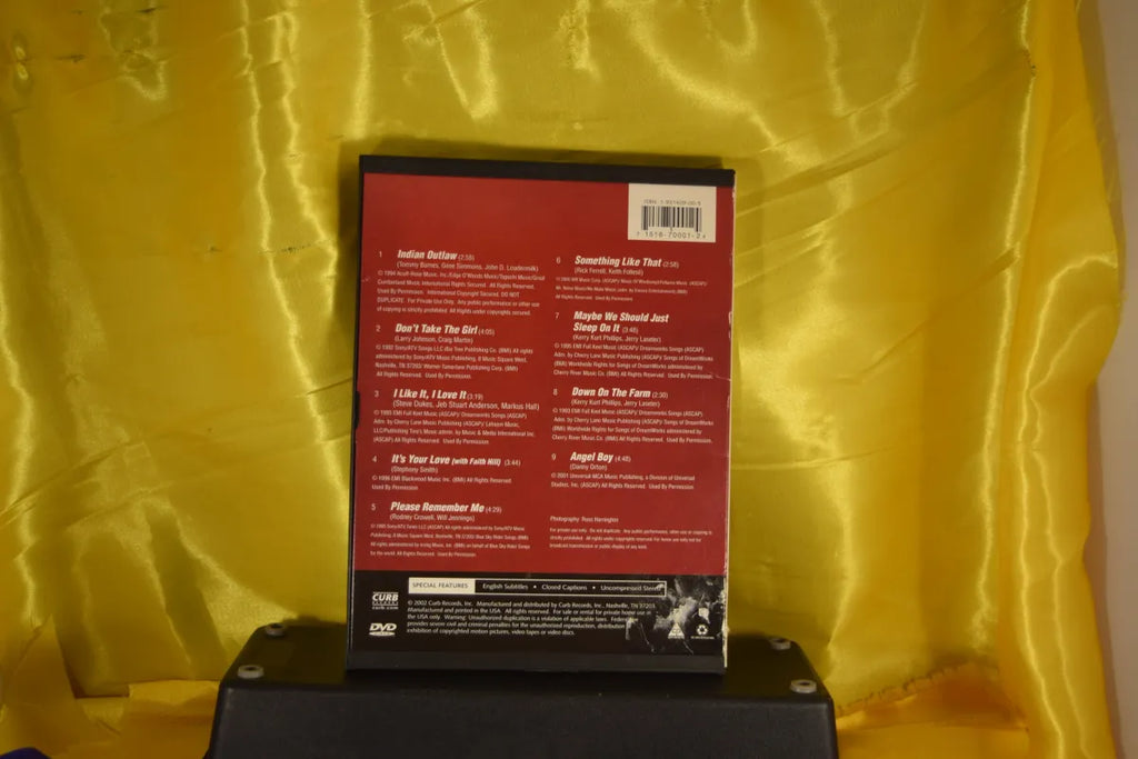 TIM MCGRAW "greatest video hits"