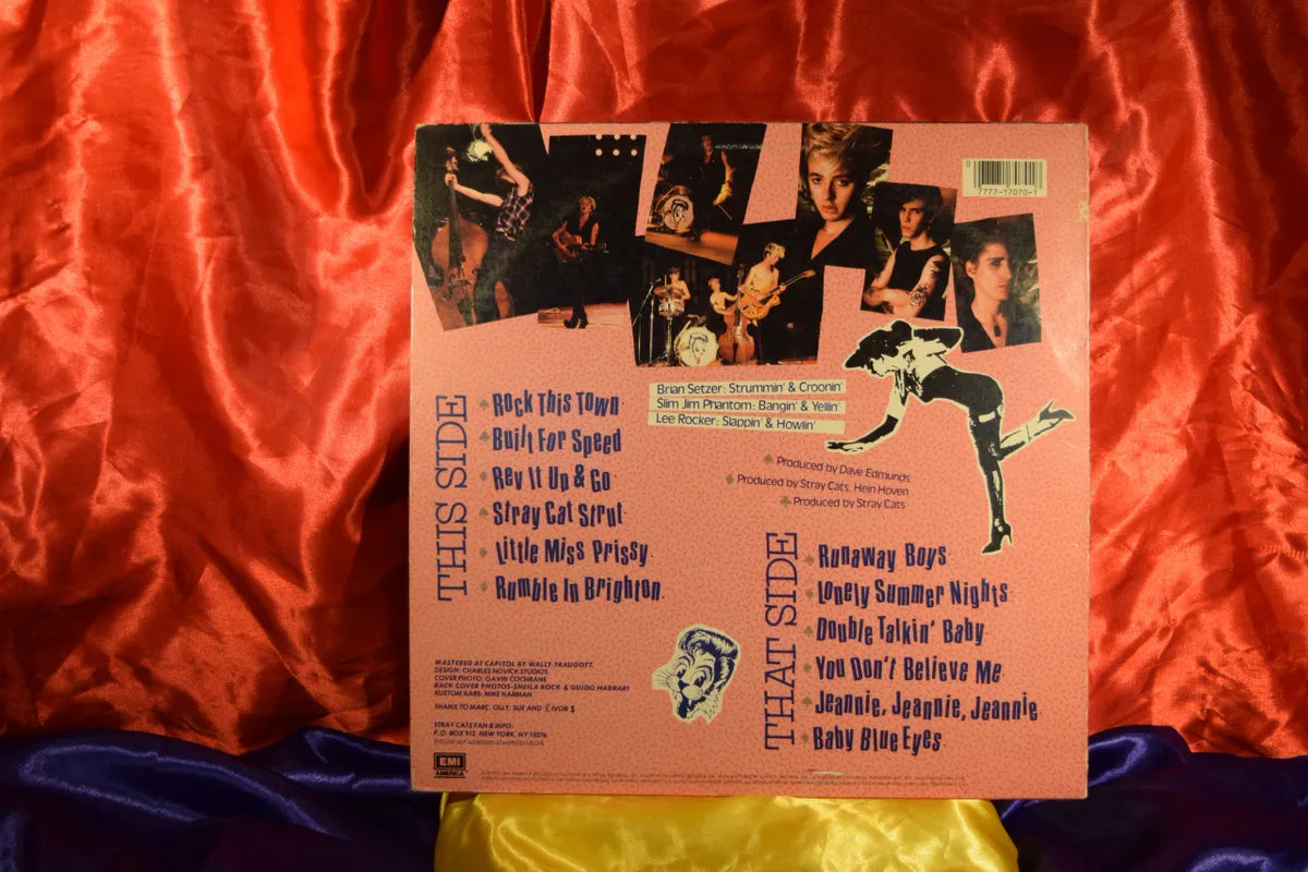 STAY CATS "built for speed" (ORIGINAL BLACK VINYL) Lp