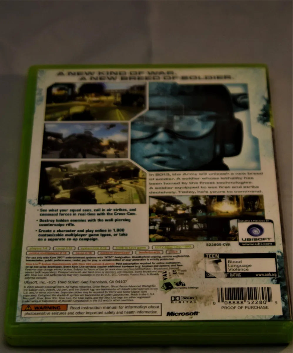 GHOST RECON "advanced war fighter"