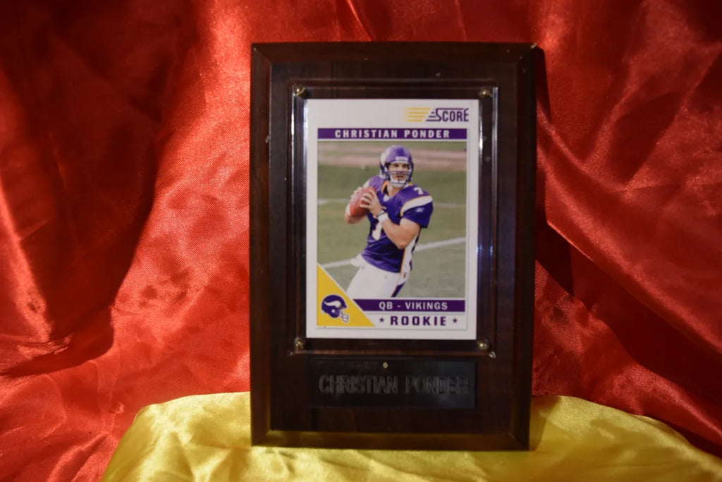 NFL MINNESOTA VIKINGS PLAYER PLAQUES