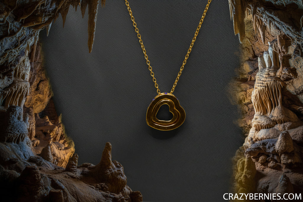 Gold Tone Heart Necklace