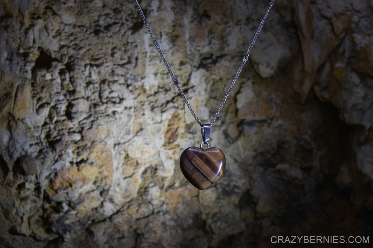 Hart Stone pendant 18kgp