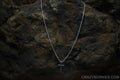 SILVER ALLOY CROSS NECKLACE