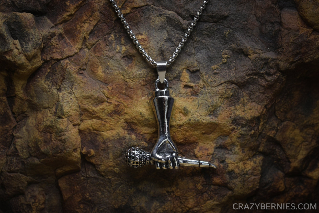 MICROPHONE PENDANT NECKLACE