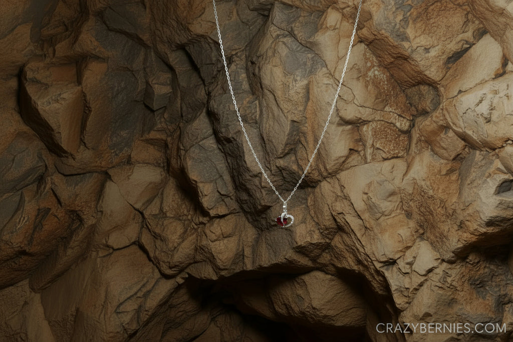 Classic 80.s style hart pendant 16'