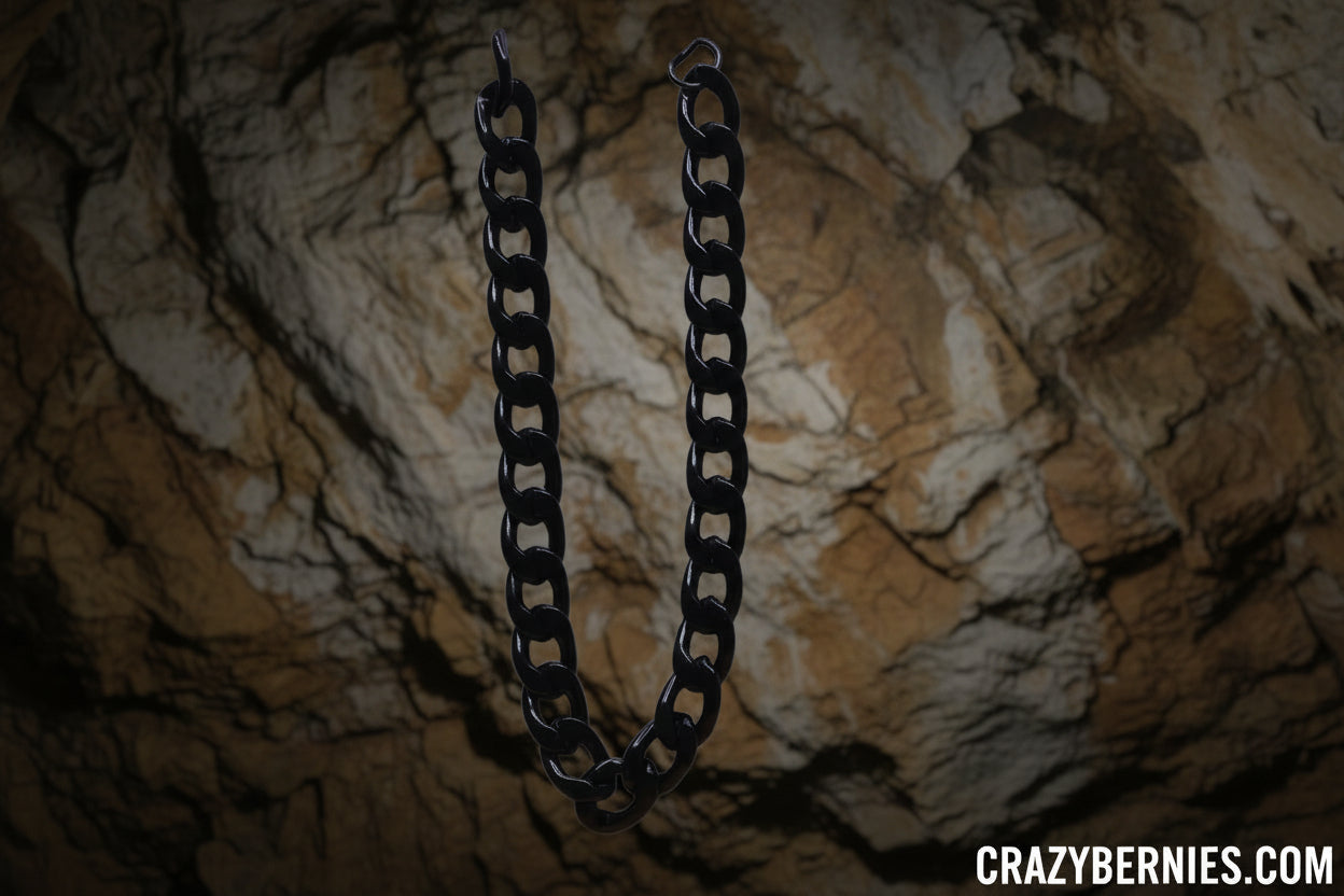 BLACK METAL ALLOY BRACELET