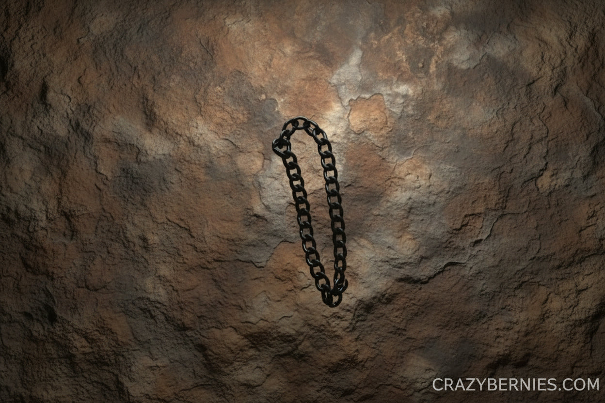 BLACK METAL ALLOY BRACELET