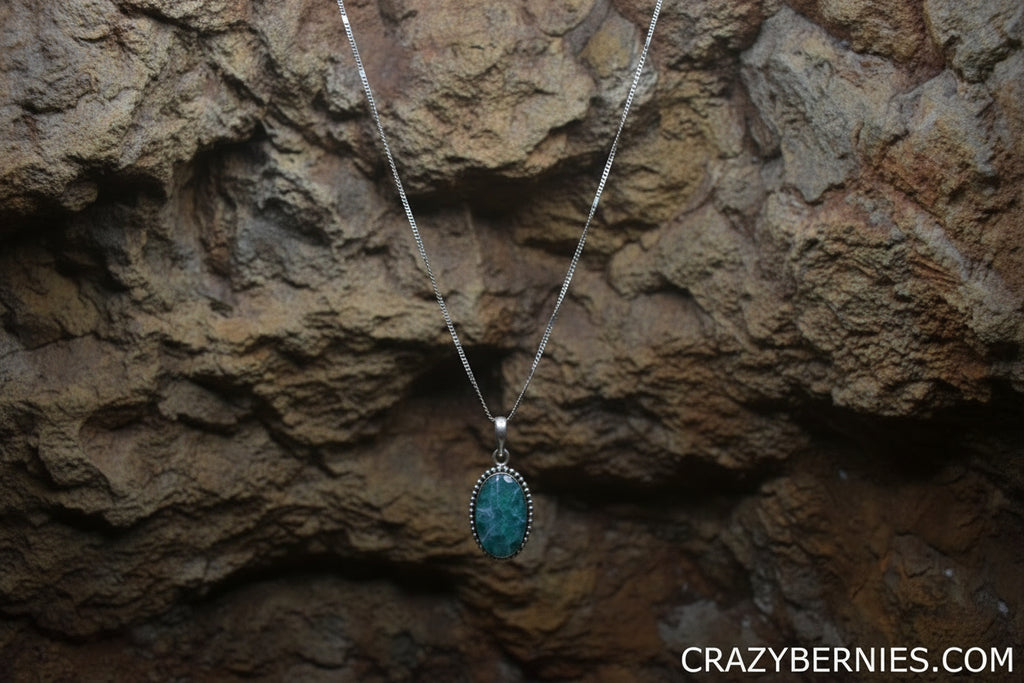 Amazonite pendant necklace