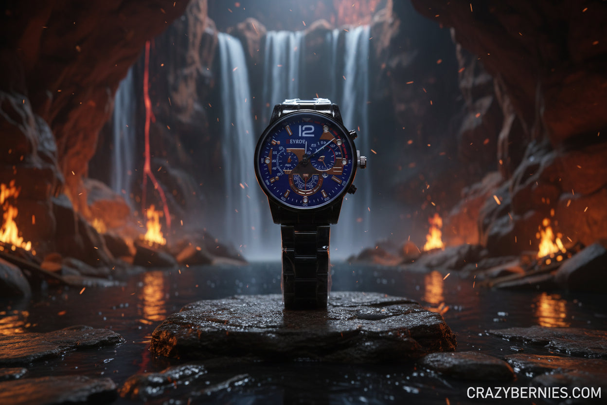 Deyros Quartz Watch  Black