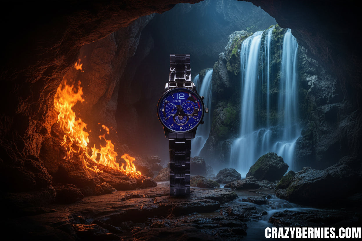 Deyros Quartz Watch  Black