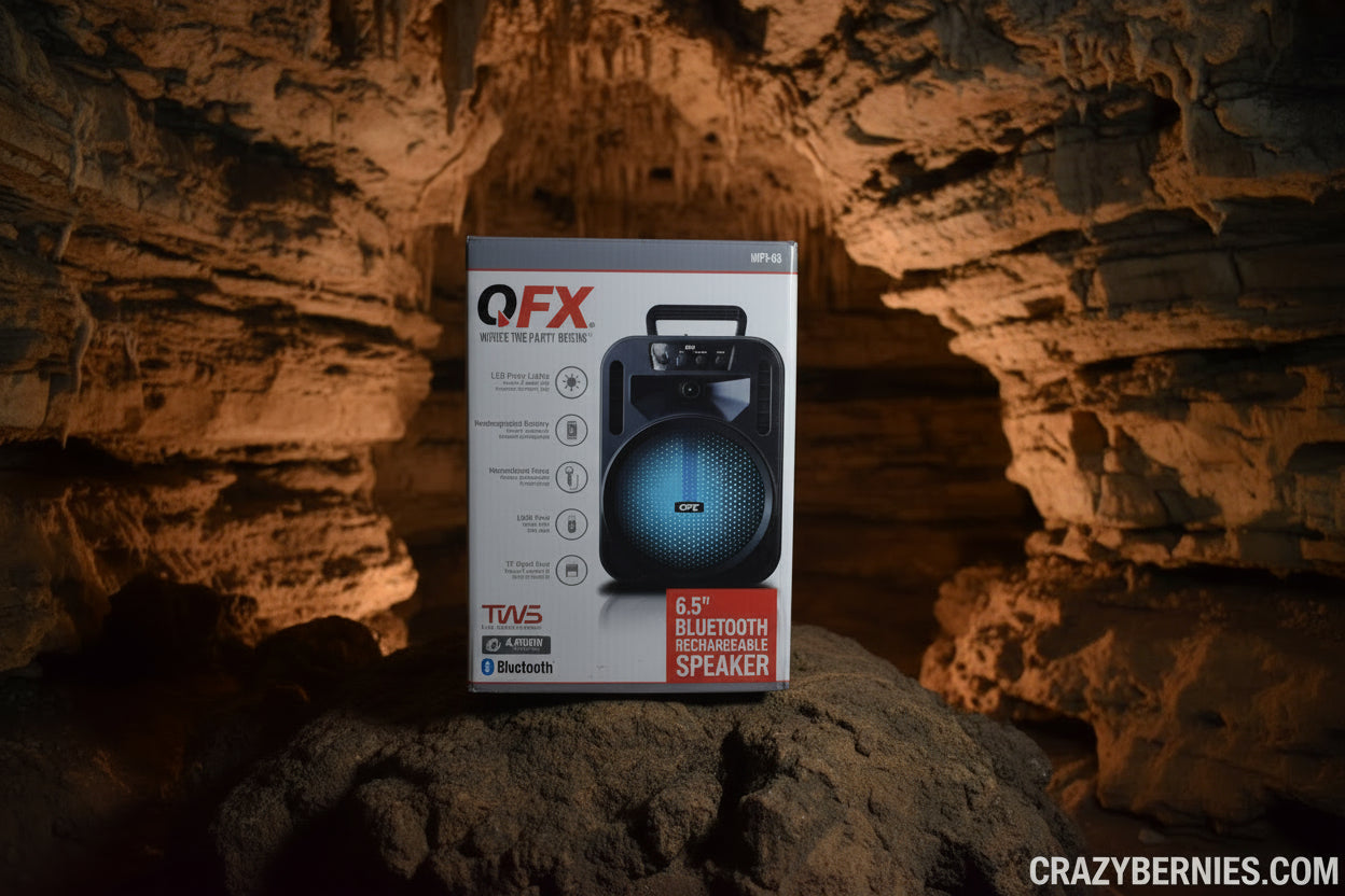 QFX MPX-65 - RECHARGABLE  BLUETOOTH SPEAKER