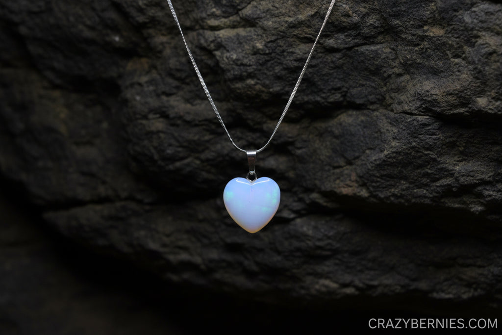 Serling 925 Silver Opal Necklace