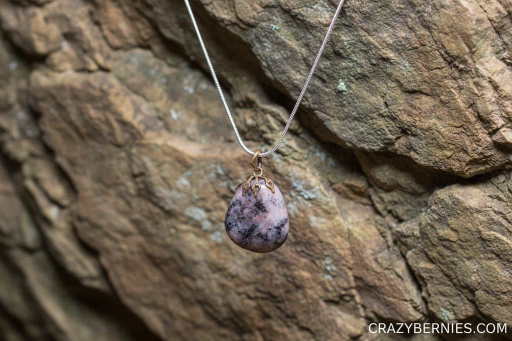 925 sterling silver stone necklace