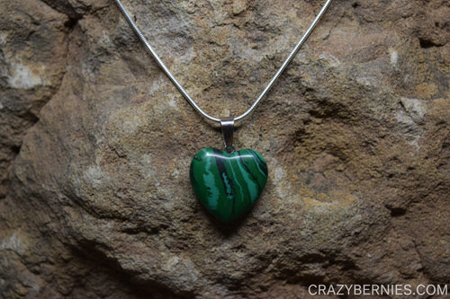 925  sterling silver stone heart pendant